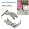 2pcs Flat Bed Sewing Machine Zipper Foot Professional Rust Prevention