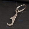 Hamans Titanium Bottle Opener Keychain with Stainless Steel Key Ring