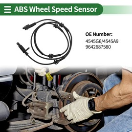 Motoforti ABS Wheel Speed Sensor Front Left Right ABS Sensor Anti-lock Braking System Sensor No.4545G6/4545A9/9642687580 for PEUGEOT 407 2006-2008