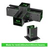 ORIGLE Pergola Brackets, Pergola Kit, 4x4 Post Base, 4-Way Right