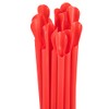 8" Unwrapped Red Spoon Straw - Box of 300ct