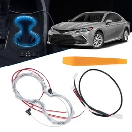 JESYMBX For Toyota Camry 2018-2021 Water Cup Holder Ambient Light Storage Box Frame Decoration Lamp