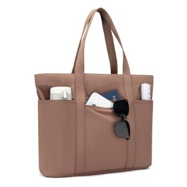 DOYOGI Tote Bag for Women,Large Tote Bags for Work and Everyday (Brown)