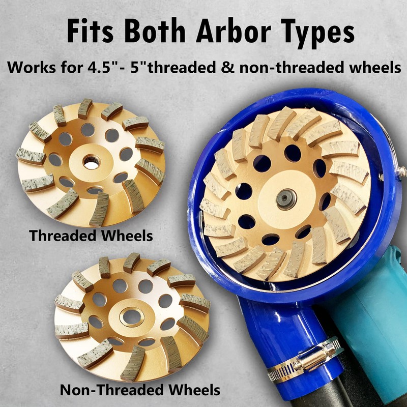 5" Polyurethane Dust Shroud for Angle Grinders & Grinding Wheels