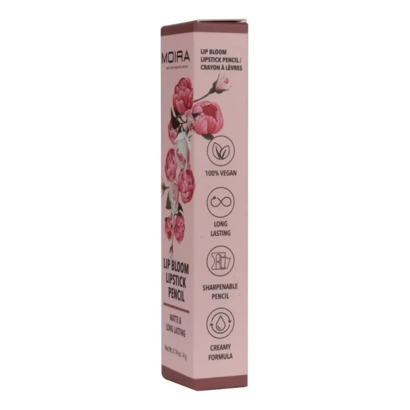 Lápiz Labial Matte Larga Duración Moira Cosmetics Color Flush