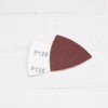 VGOL 50pcs Multi Tool Accessory Triangle Sandpaper 8080mm Gravel 40/60/80/120/240