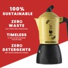 Bialetti Moka Orzo Express Caffettiera con Orziera, Alluminio, Giallo, 2