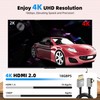RIIEYOCA 4K Micro HDMI to HDMI Short Coiled Cable, 90