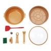 Micro Pressure Cooker Multifunctional Non-stick Clay Pot with Steamer Basket