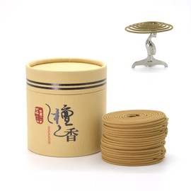 ANCL Incense, Incense, Aroma, Relaxing, Healing Incense Stand, Incense Swirl (Sandalwood)