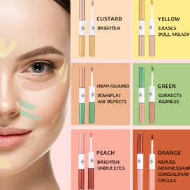 Concealer for Women - 3X High Coverage Women Makeup Concealer - Portable Cosmetics Waterproof Solution Daily Use for Mother, Wife, Girlfriend, Sisters