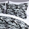Chezmoi Collection Soft Microfiber Printed Military Camo Bedding Set 3-Piece