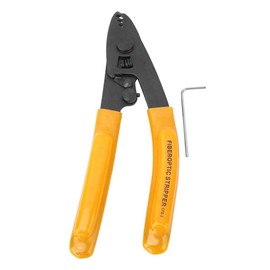 Fibreglass Wire Stripper, Fibreglass Wire Stripper, Ergonomic Hand Scraper with 3 Ports and Allen Key for Removing 250um Coating of 125um Fibre