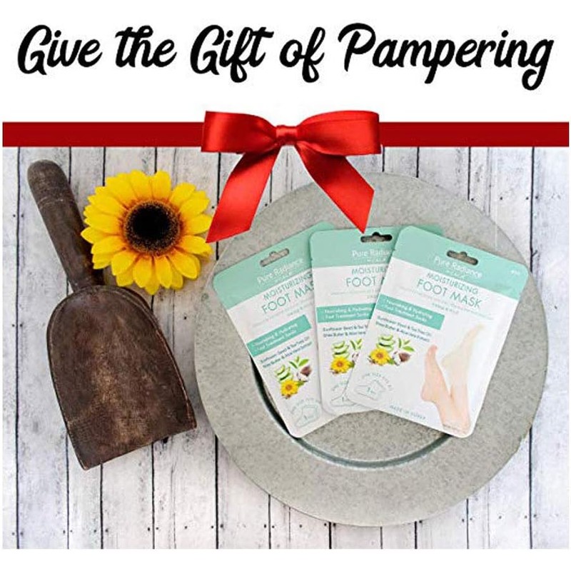 Pure Radiance by CALA Moisturizing Foot Masks 3 Pairs.