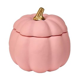 Tokyodo Decoration Pumpkin with Lid, Strawberry, Φ3.9 x H3.9 inches (10 cm) x 3.9 inches (10 cm), 1 Piece HW002400-102