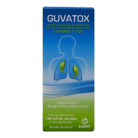 Guvatox Jarabe Antigripal Catarro Y Tos Hedera Helix L 120ml