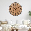 EMAX HOME Large Old Town Farmhouse Wall Clock 24 Inch