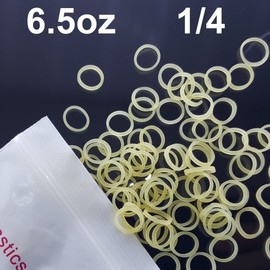 100x Orthodontic Rubber Bands Braces Stretch Elastic Oral Mouth Teeth 6.5oz 1/4"
