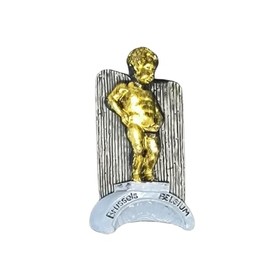 3D Manneken PIS Fountain Sculpture in Central Brussels Belgium Landmark Tourist Attractions Resin Refrigerator Magnet Traveler Souvenir Gift Fridge Magnets