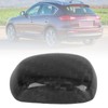 Gear Shift Knob Unlock Button Cover Carbon Fiber Shifter Lever