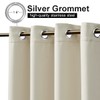 NICETOWN 2 Panels Weighted Blackout Curtains Patio Waterproof Outdoor Curtains,