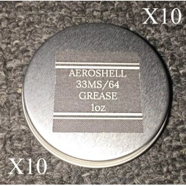 Aeroshell Ten AeroShell 33MS/64 Barrel & Nut Grease-Mil Spec - 1oz Jars - DEALER SPECIAL!