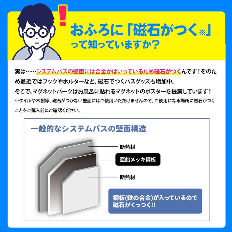 Magnet Park x Wobunsha B4 Bath Poster Magnet Sheet Junior