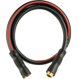 SheeChung Short Garden Hose 5ft x 5/8",Leader Hose for Hose Reel Faucet,Heavy Duty Water Hose with Swivel Handle,All-Weather 5 Foot,Male to Female Rubber Hose,Flexible,3/4"GHT