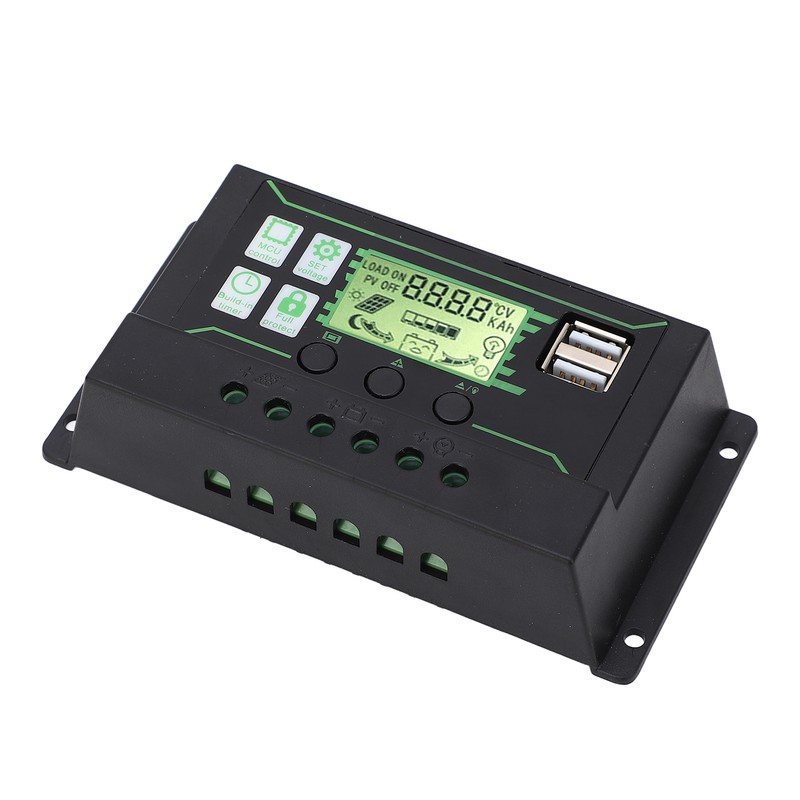 Solar Charge Controller 20A 2 USB Output PWM Control 3