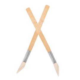 jojofuny 2Pcs Agate Jewelry Polishing Tool with Comfortable Handle Burnisher for Smoothing and Finishing Jewelry for Professional and Personal Use