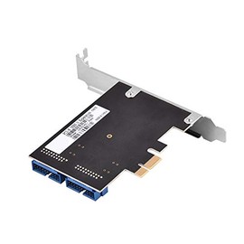 Goshyda 5Gbps PCI-E PCI-Express to Internal 2 Port 19Pin Header USB 3.0 Expansion Card with Low Profile