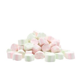 The Snackery Pink, Green and White Pinwheel Marshmallows, Round Puffy Pinwheels (2.2 LB)