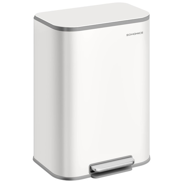 SONGMICS Kitchen Trash Can, 13-Gallon (50 L) Garbage Can with