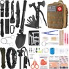 Survival Kit and First Aid Kit, 142Pcs Professional Survival Gear