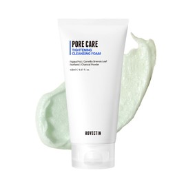 ROVECTIN- Espuma limpiadora que cierra los poros  Papaya verde, glicerina, polvo de carbón, AHABHAPHA para refinar los poros                          