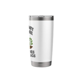 Funny I Spend Free Time with Hoes & Dirt Bags Gardening Stainless Steel Insulated Tumbler