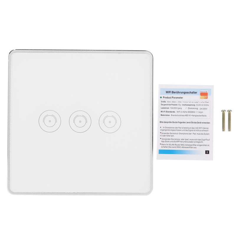 Smart Switch Wifi Wireless Touch Switch APP Remote Control British