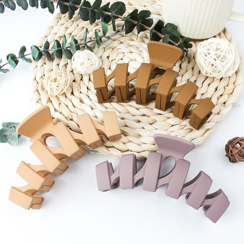 [ナカノヤ] NAKANOYA バンスクリップ 1個 プラスチック 樹脂 ヘアクロー バンス ジッケピン ヘアクリップ