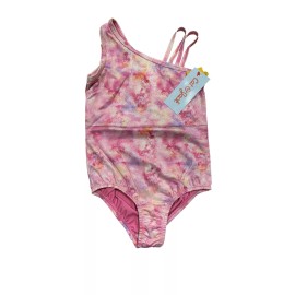 Cat & Jack Toddler Girls' Floral Spray Sleeveless Asymmetrical Leotard - Cat & Jack Pink 2T