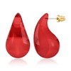 LILIE&WHITE Chunky Teardrop Earrings for Women Lightweight Waterdrop Dupes Dangle