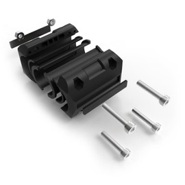 Xitomer 1 pair 22mm/25mm/28mm Motorcycle Engine Guard Bumper Crash Bar Protectors, Motorcycle Engine Bumper Block Protectors Frame sliders (unpainted)