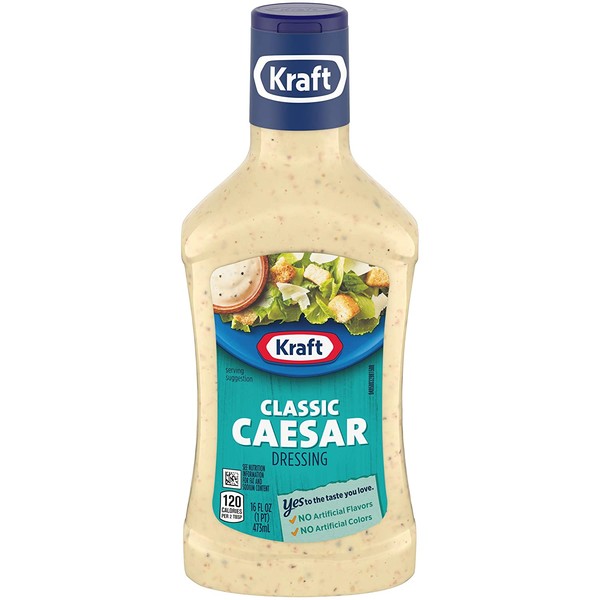 Kraft Salad Dressing, Caesar, 16 oz