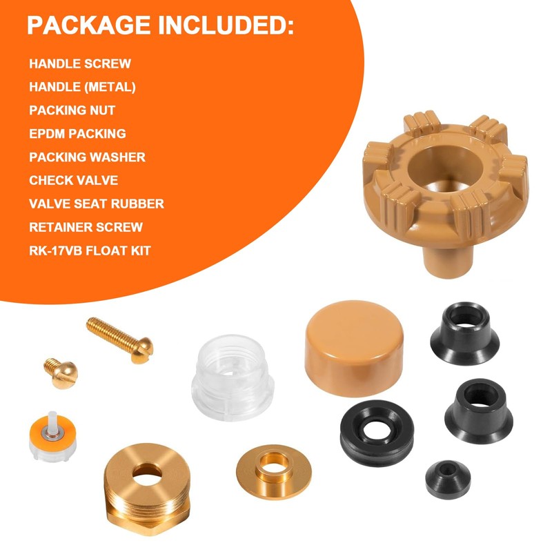 YMT RK-17MH Repair Kit Metal Handle Outside Faucet Fits for