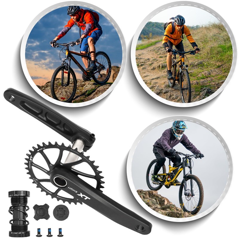 HAIKS 1x Mountain Bike Crankset 170mm with 36T Chainring &