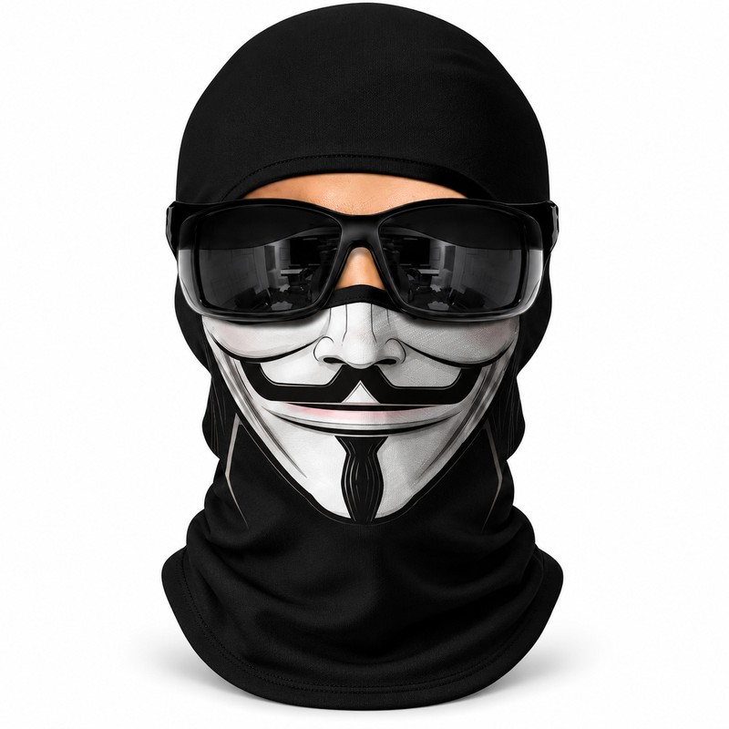 Breathable Full Face Balaclava Mask for Motorcycle Riding – Lightweight