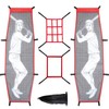 4-Piece Premium Baseball & Softball Pitching Training Kit: Adjustable 9-Hole