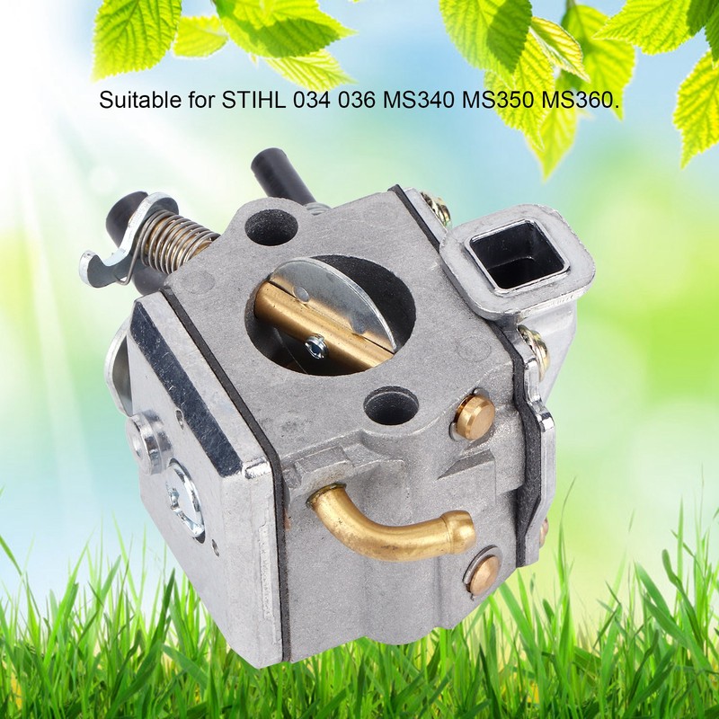 Carburetor Assembly Aluminum Carb Replacement Fit for STIHL 034 036