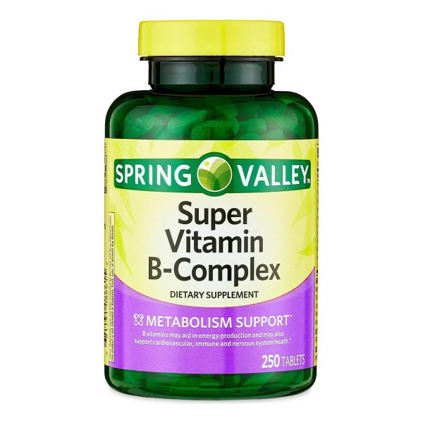 Complejo B + Vitamina B1 B2 B6 B12 Acido Folico