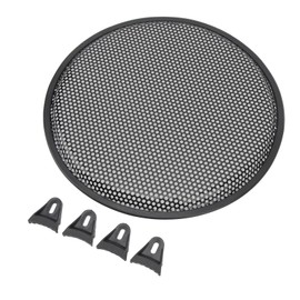 Car RV Iron Speaker Grille Subwoofer Circuit Cover 12 Inch Protective Speaker Mesh Cover for Car RV Audio System