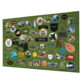 Yzpacc Velcro Patch Velcro Tactical Patch Display Board, Hook & Loop, Foldable, Combat Moral, for Military Patch Suspension